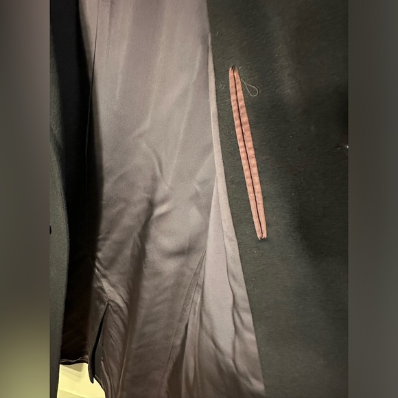 1950s Golden Lancer Black Cashmere Coat - Picture 4 of 8